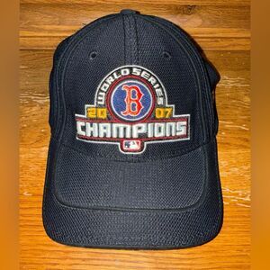 Boston Redsox 2007 World Series Champions Black New Era Fitted Cap